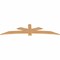 Ekena Millwork Alberta Smooth Timber Gable Bracket, Western Red Cedar, 96"W x 24"H x 1 1/2"D x 5 1/2"F, 6/12 Pitch GBW096X24X0206ALB00SWR - alternate 3